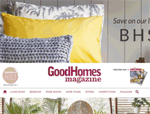 Tablet Screenshot of goodhomesmagazine.com